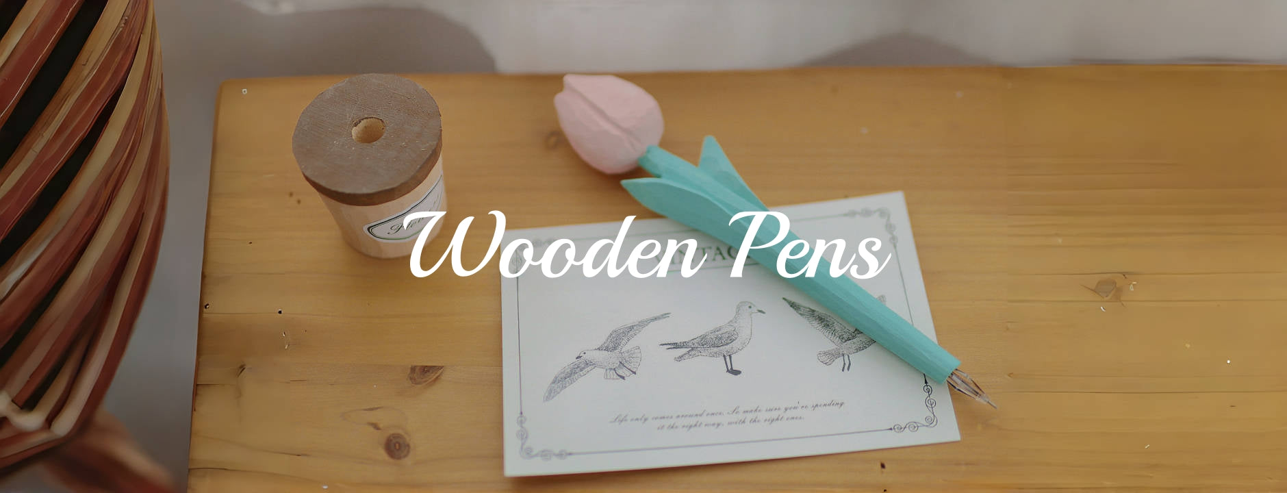 Wooden Pens Collection Banner